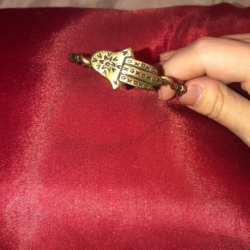 Alex and ani gold bracelet